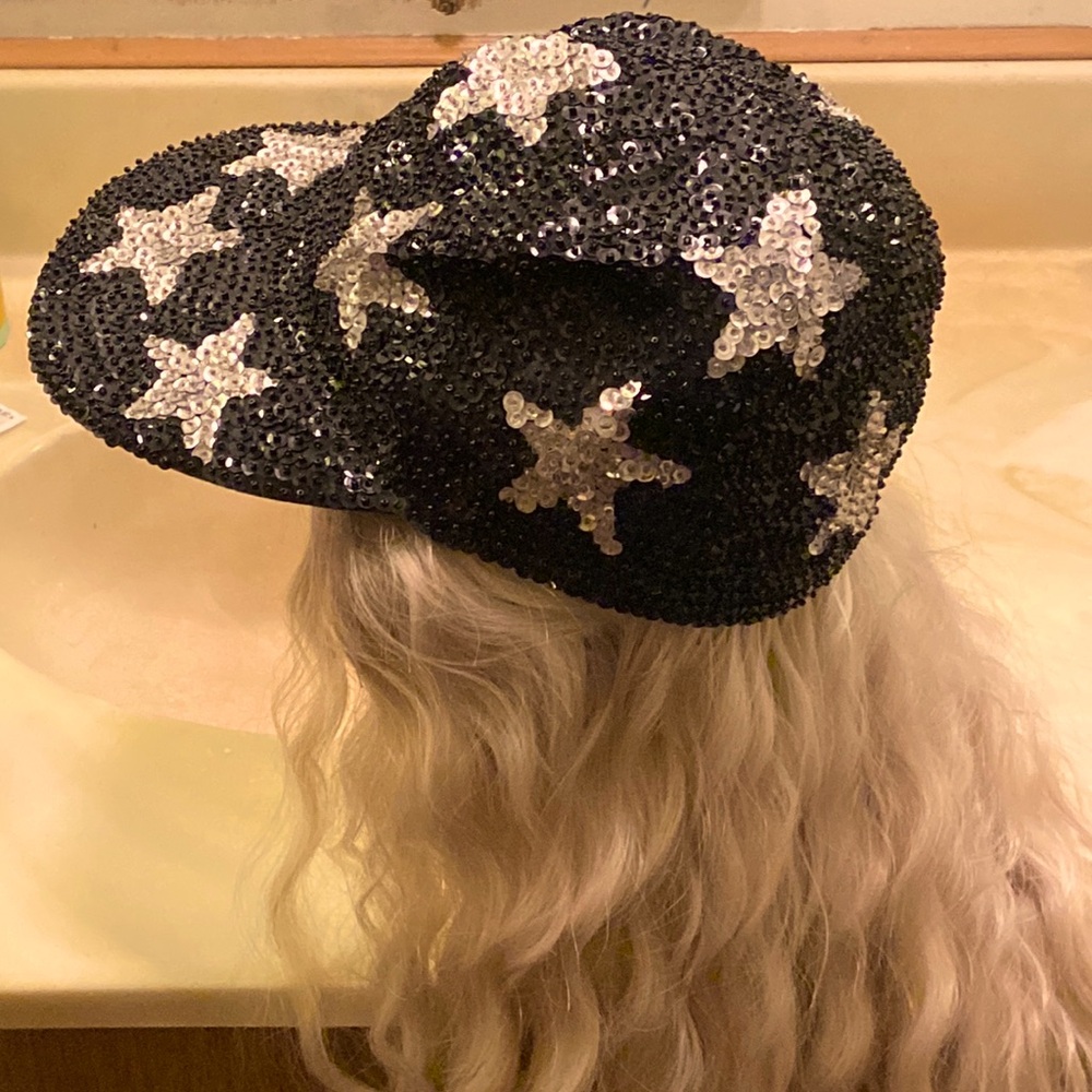 Sequin beanie